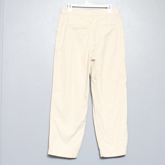 Wilfred free aritzia light khaki cotton cropped compass trouser pants - Picture 2 of 8